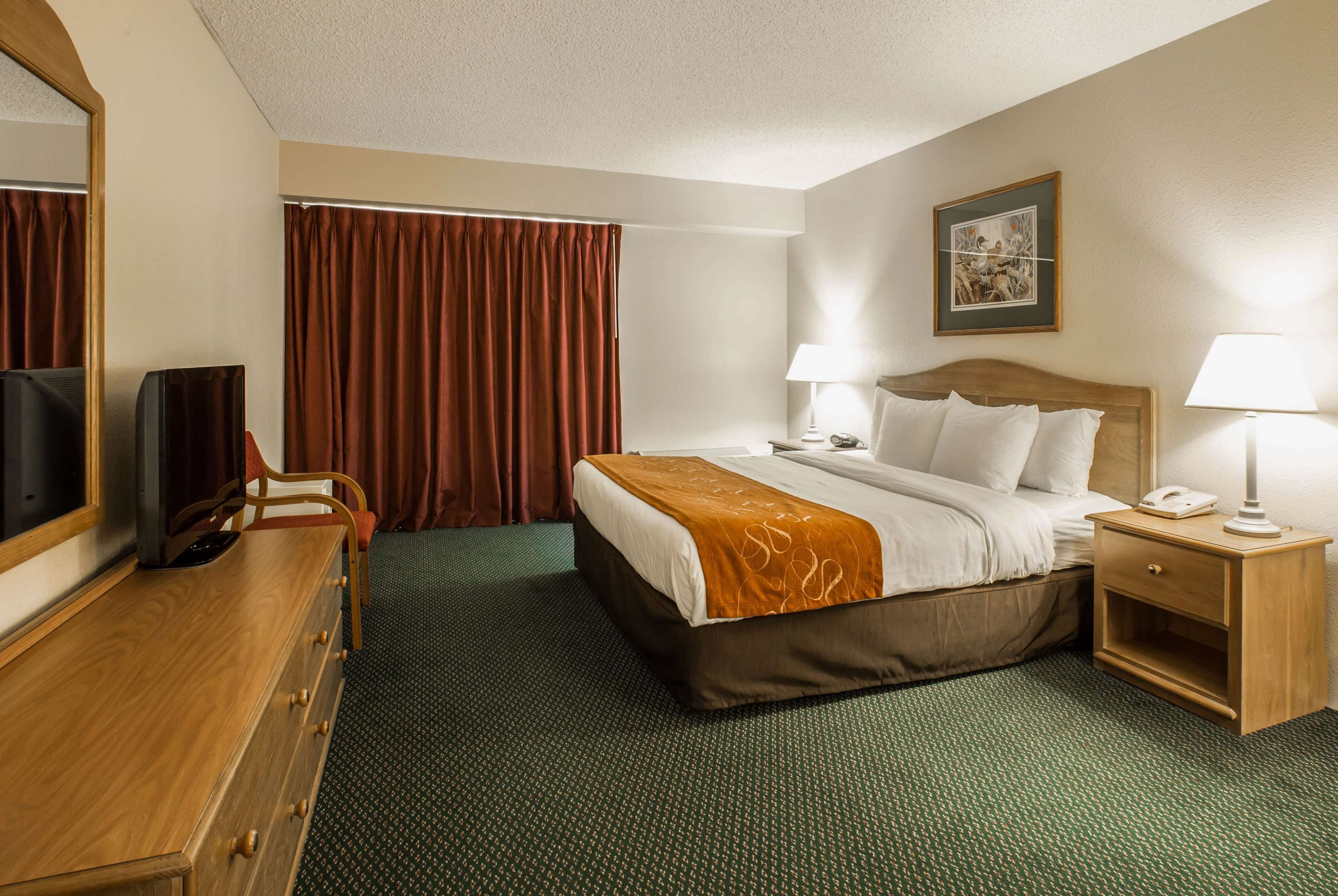 desk, blackout curtains, iron/ironing board, free cots/infant beds