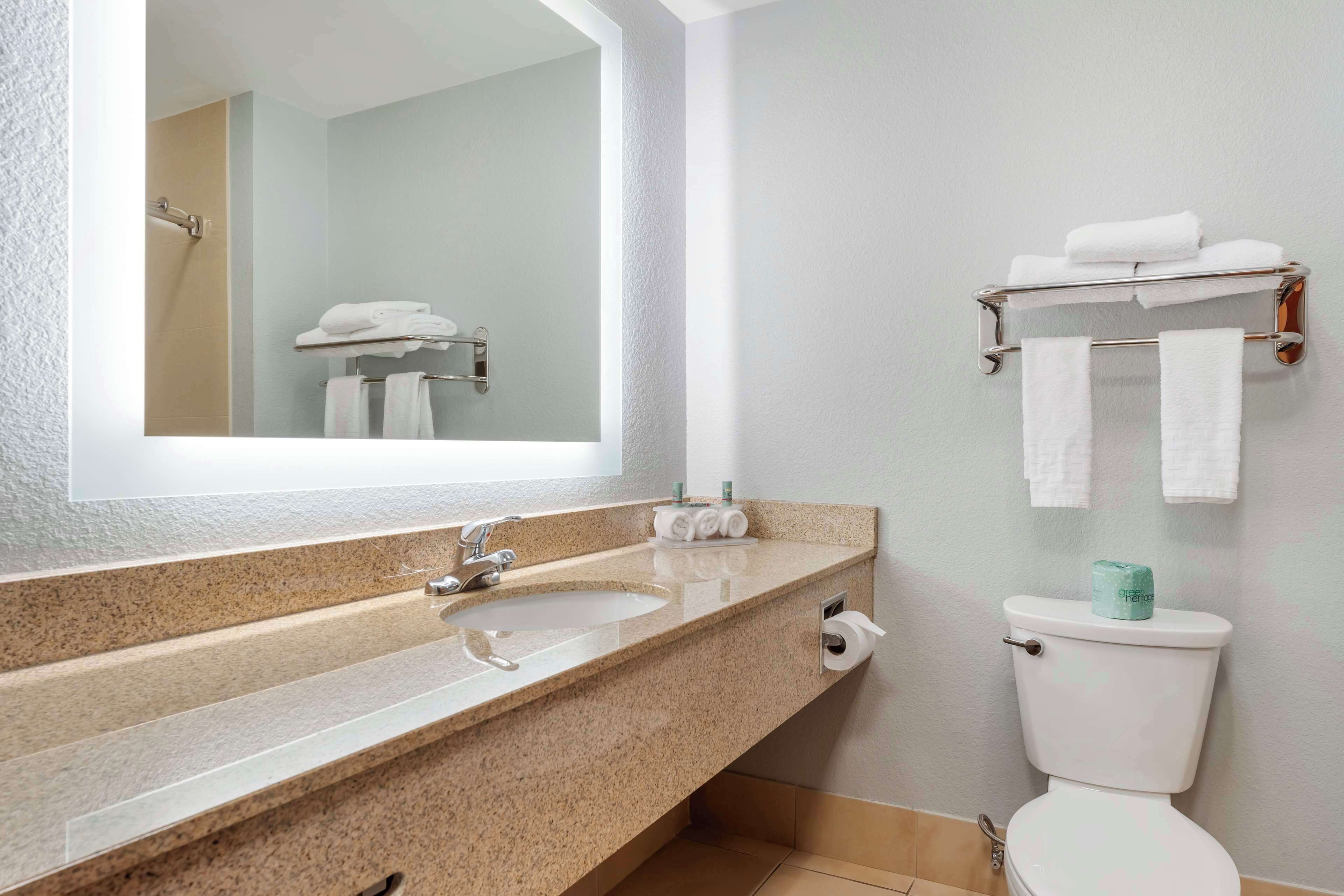 suite, 1 king bed, non smoking, refrigerator & microwave | bathroom | deep-soaking bathtub, hydromassage showerhead, hair dryer, towels