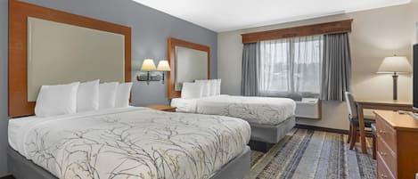 Standard Room, 2 Queen Beds, Accessible, Bathtub | Premium bedding, pillowtop beds, desk, iron/ironing board