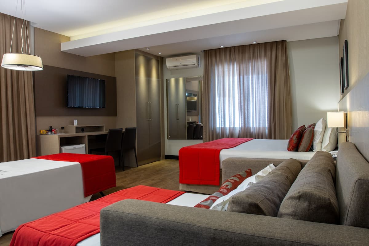 Premium Quadruple Room | 1 bedroom, premium bedding, minibar, in-room safe