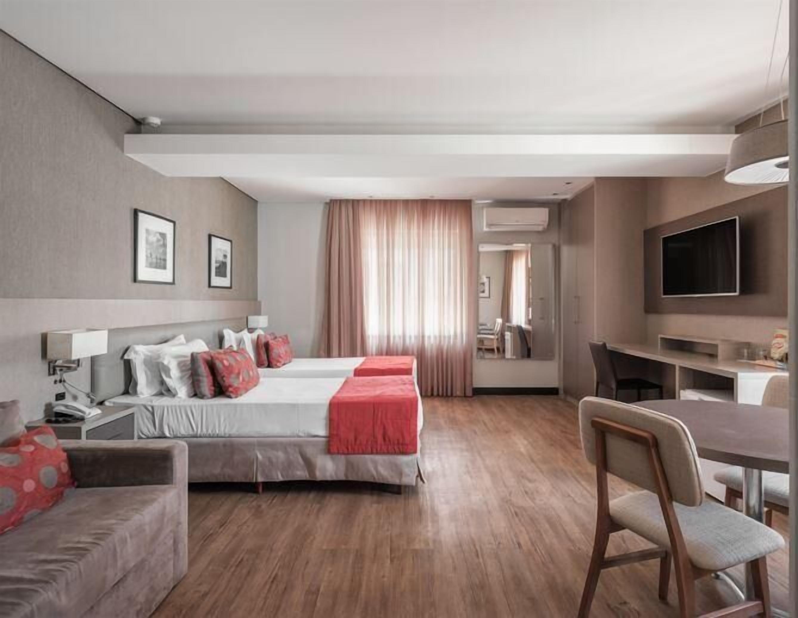 Premium bedding, minibar, in-room safe, desk