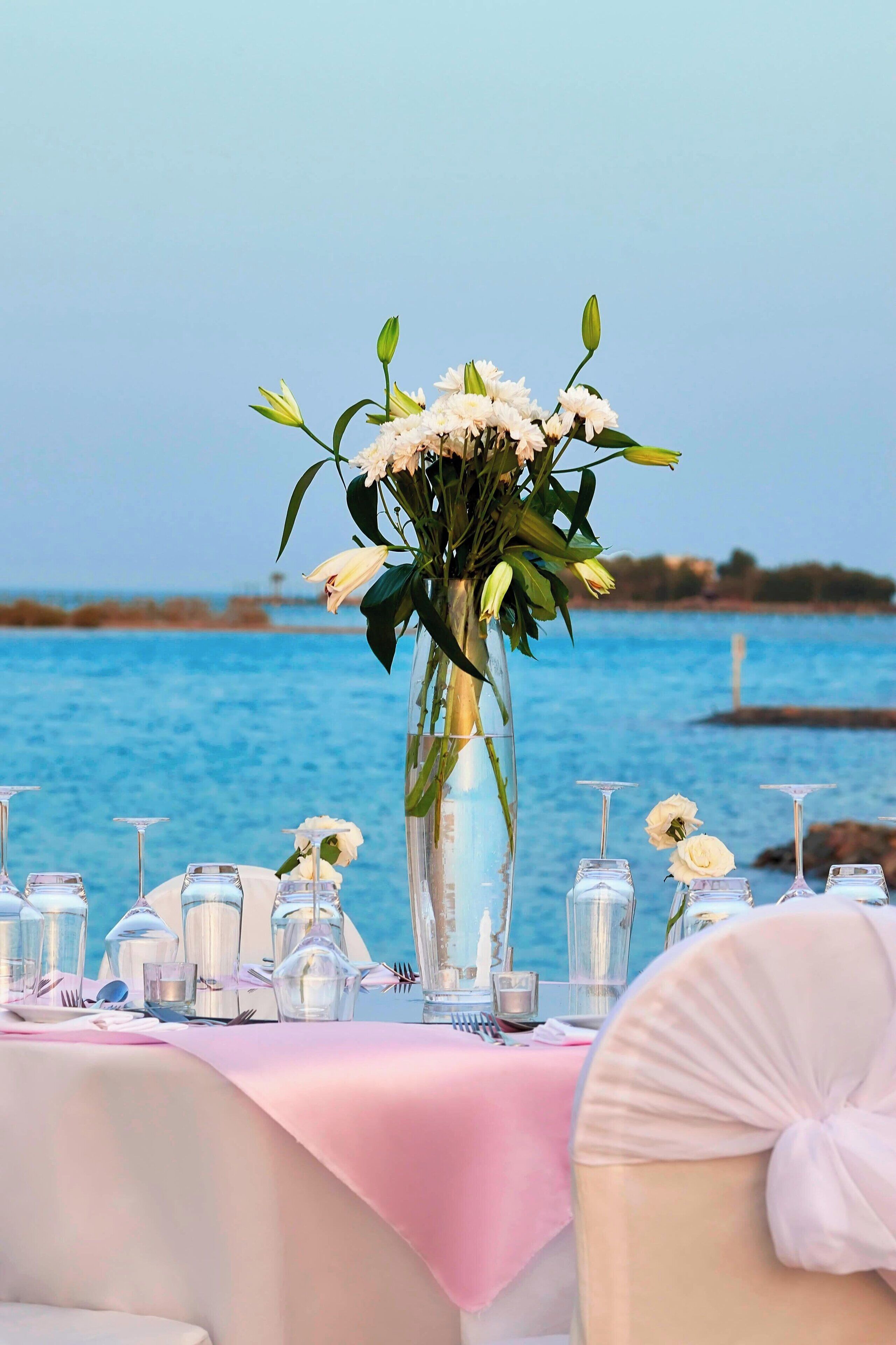 private beach, sun-loungers, beach umbrellas, beach towels