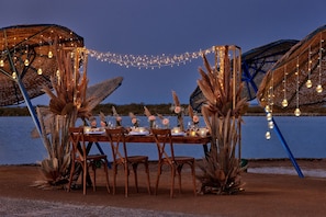 Private beach, sun-loungers, beach umbrellas, beach towels