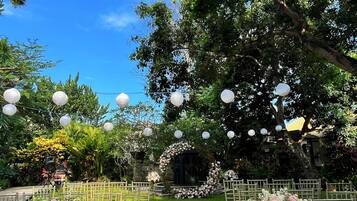 Área de bodas al aire libre