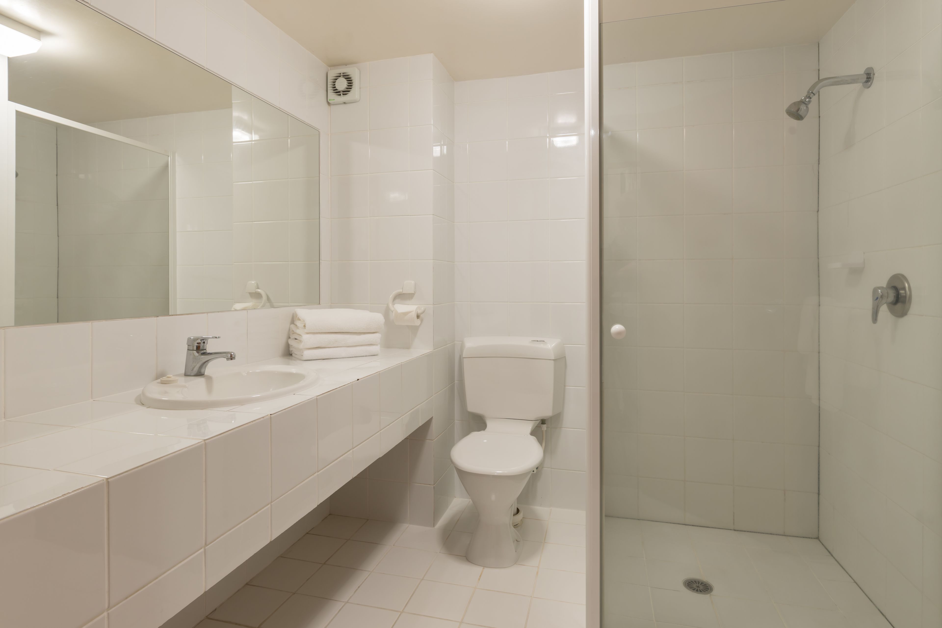 free toiletries, hair dryer, towels