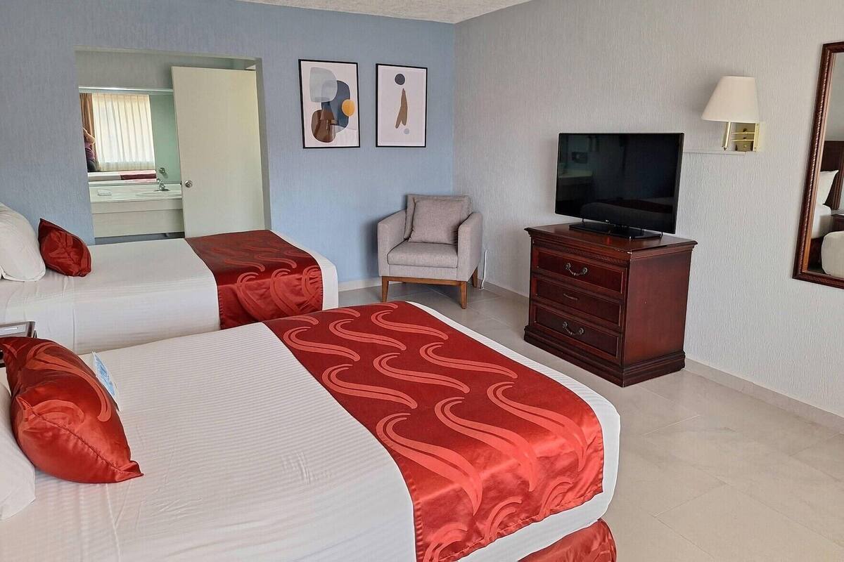 Minibar, desk, blackout drapes, iron/ironing board (on request)