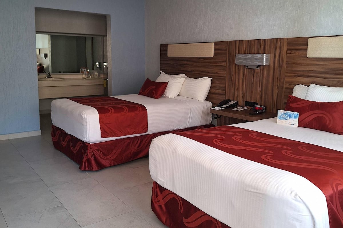 Superior Room, 2 Double Beds, Non Smoking | Minibar, desk, blackout curtains, iron/ironing board