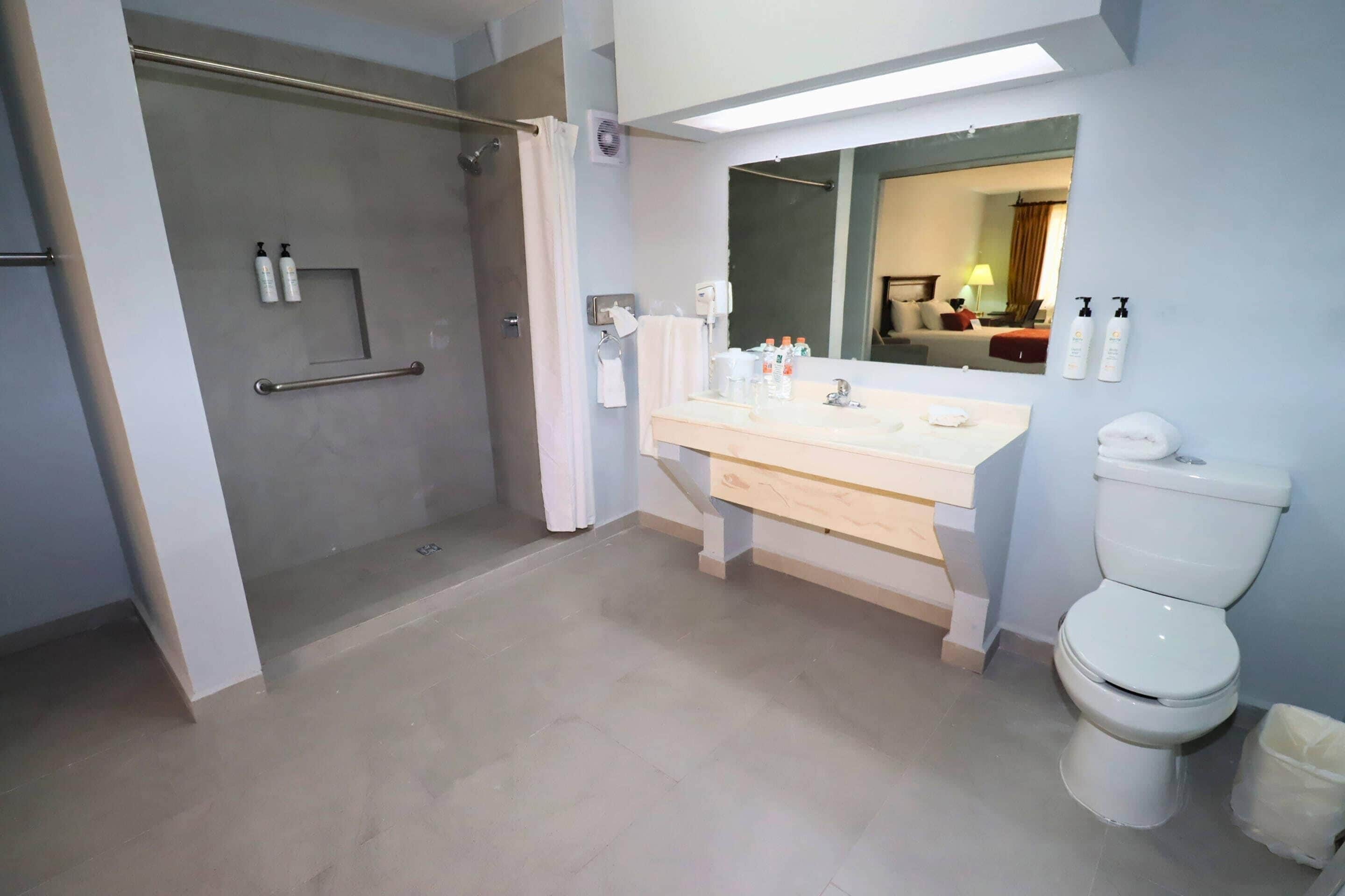 room, 1 double bed, non smoking (accesible) | minibar, desk, blackout curtains, iron/ironing board