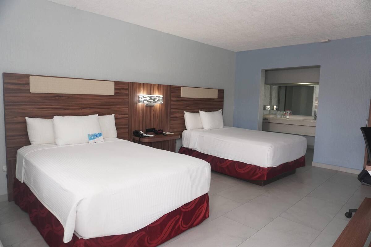 Superior Room, 2 Double Beds, Non Smoking | Minibar, desk, blackout drapes, iron/ironing board (on request)