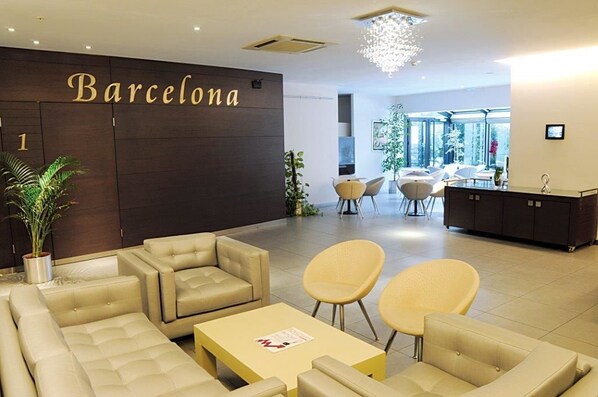 Sala de estar en el lobby