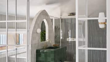 Suite, terrasse, vue mer (Infinito) | Salle de bain