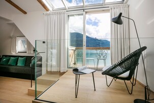 Suíte estúdio panorâmica, 1 quarto, varanda, vista para o lago (Windsor) | Vista para o lago