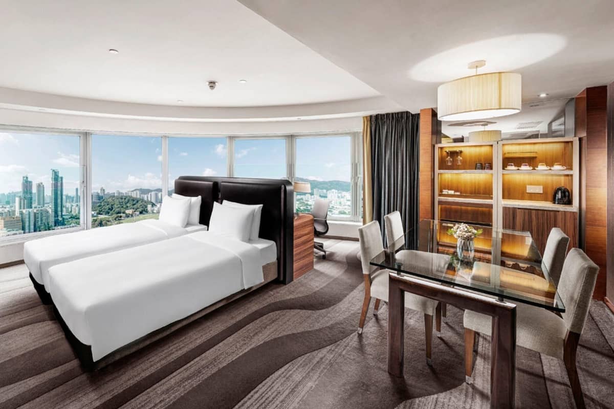 In-room safe, blackout drapes, WiFi (free), bed sheets