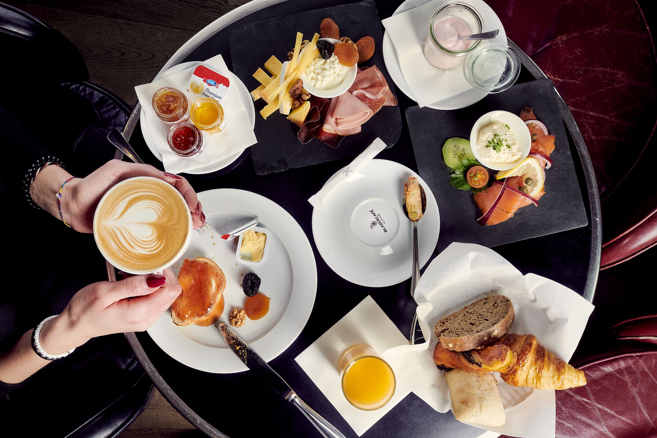 daily buffet breakfast (chf 32 per person)