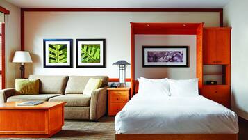 Premium bedding, in-room safe, soundproofing, iron/ironing board