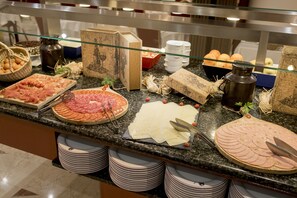 Daily buffet breakfast (EUR 10 per person)