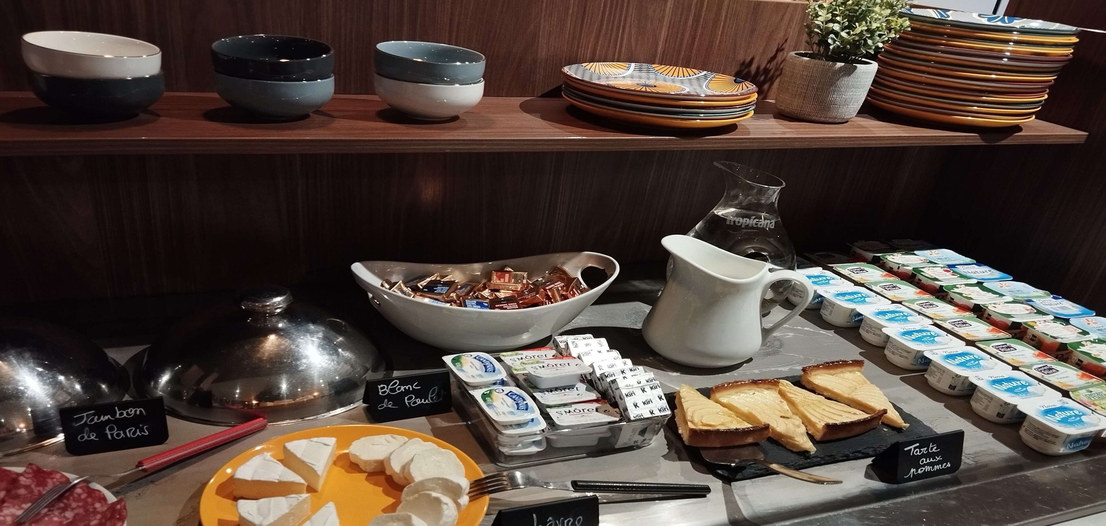 daily buffet breakfast (eur 11.95 per person)
