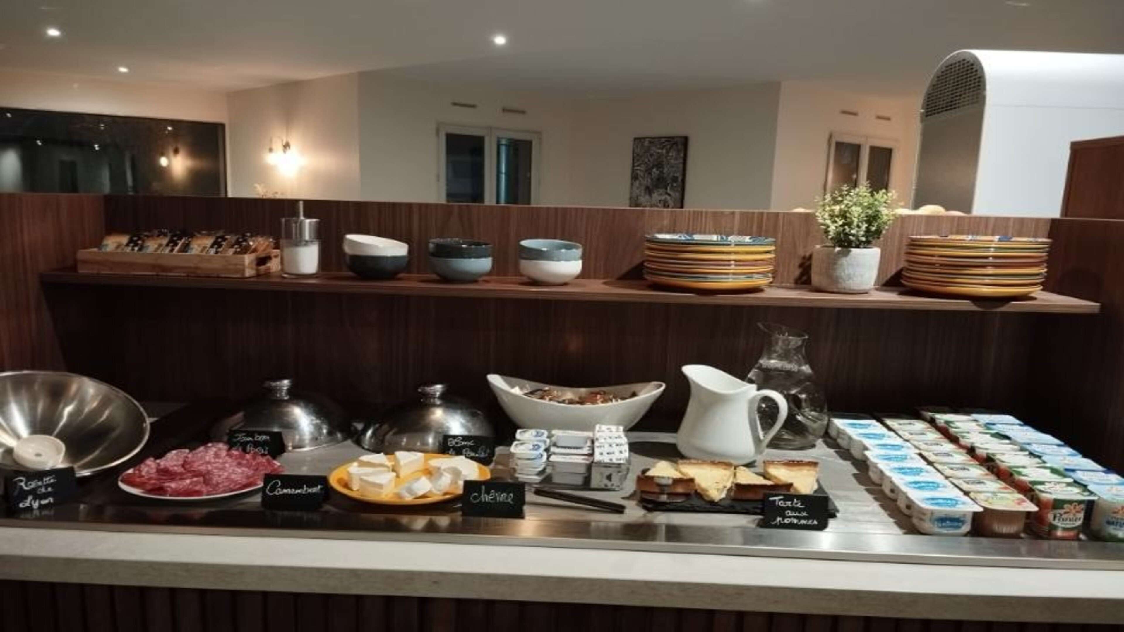 daily buffet breakfast (eur 11.95 per person)