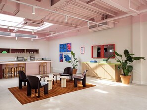 Sala de estar en el lobby