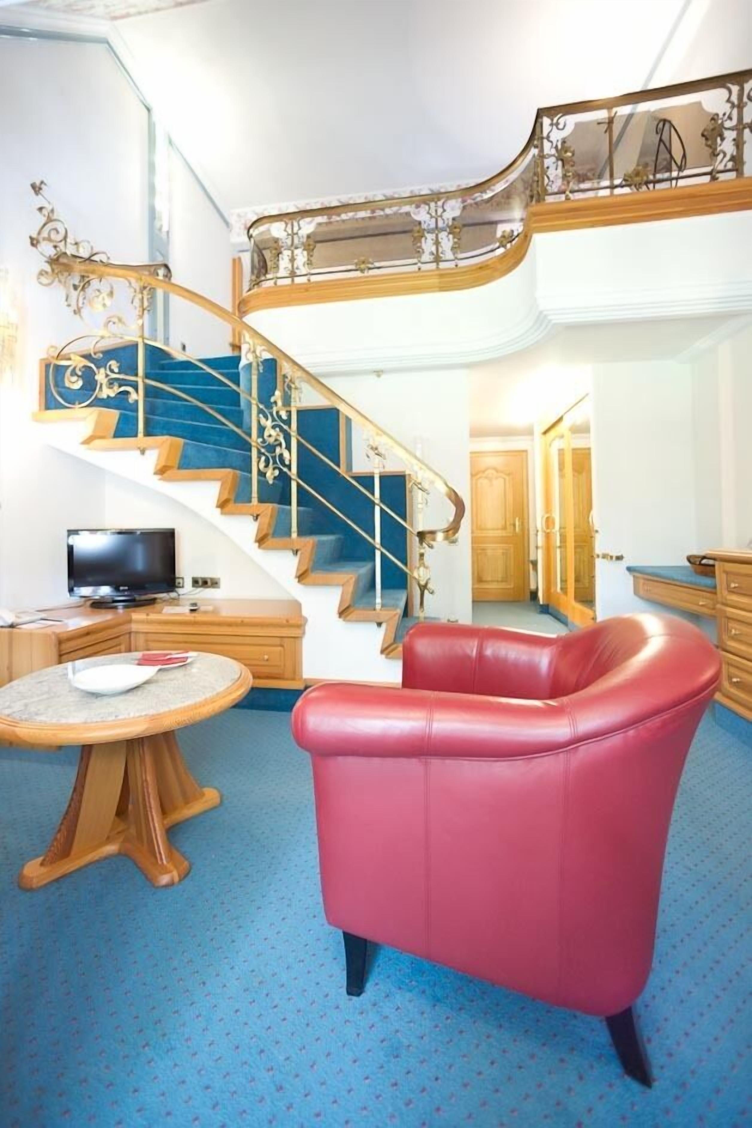 duplex | living area | flat-screen tv