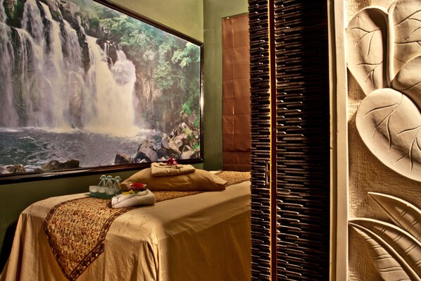 Sauna, deep-tissue massages, Swedish massages, facials, reflexology