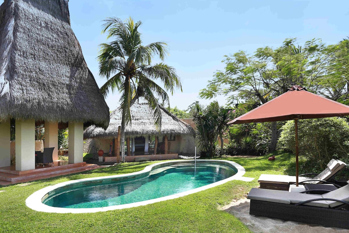 Deluxe Villa, 1 Bedroom, Private Pool | Minibar, in-room safe, desk, iron/ironing board