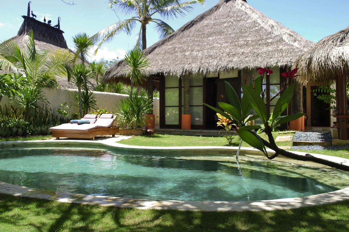 Family Villa, 2 Double Beds | Minibar, in-room safe, desk, iron/ironing board