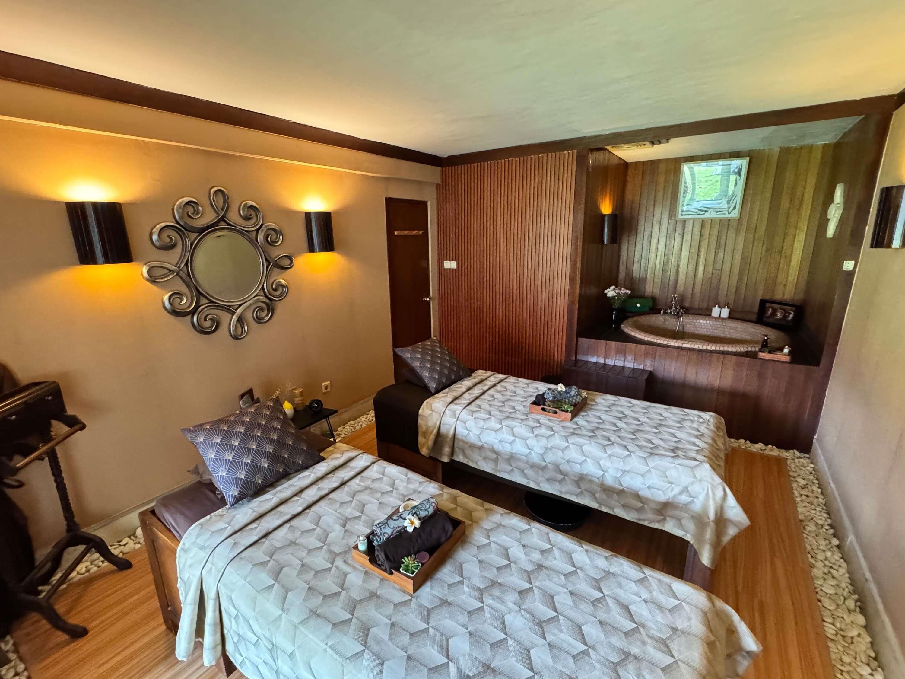 Salas de tratamiento para parejas, aromaterapia