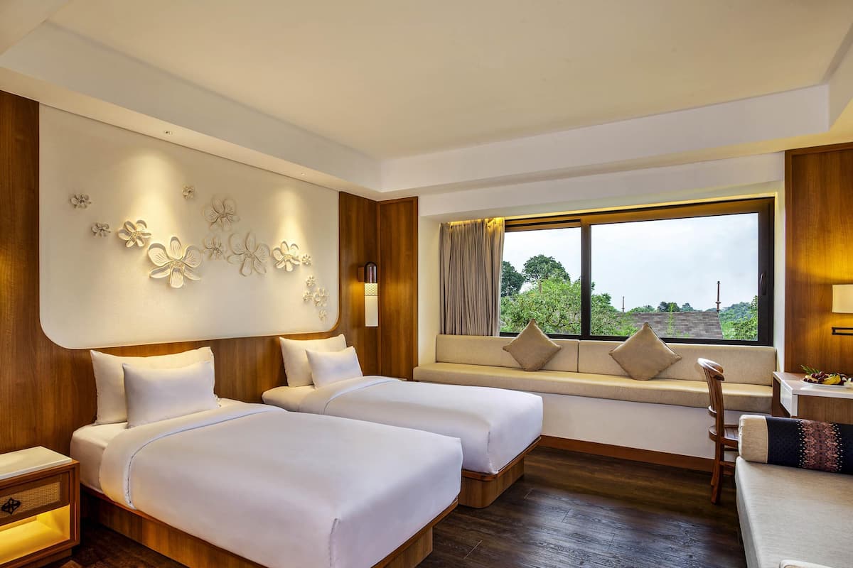 Superior Room, 2 Single Beds | In-room safe, desk, blackout curtains, iron/ironing board