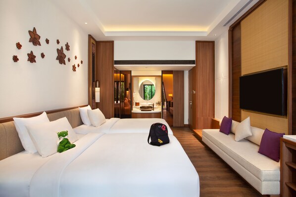 Family Room, 2 Double Beds | In-room safe, desk, blackout drapes, iron/ironing board - Novotel Bogor Golf Resort & Convention Center (Bogor)