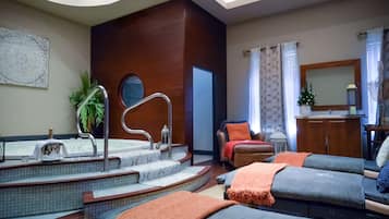 Behandlungsräume für Paare, Sauna, Whirlpool, Türkisches Bad/Hamam