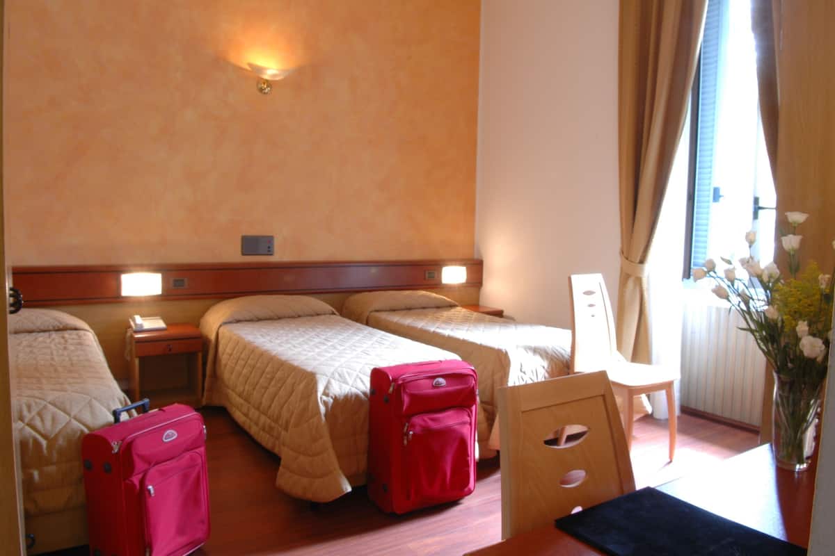 Down duvets, minibar, in-room safe, desk