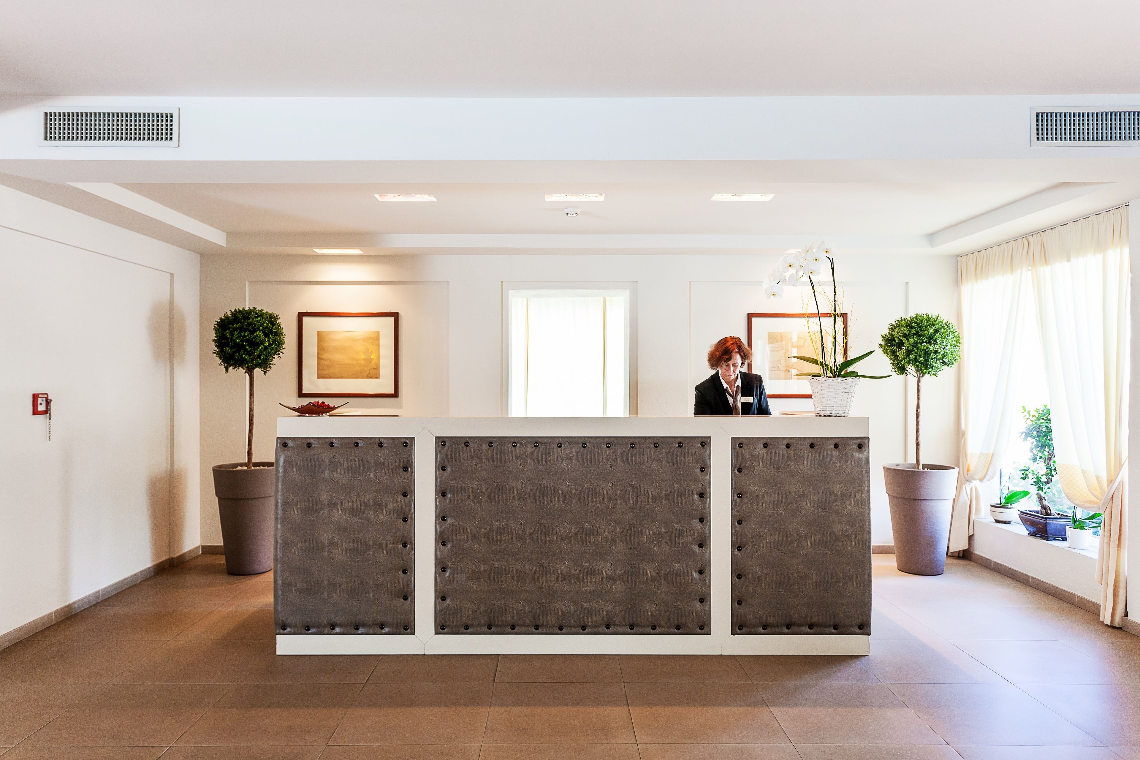 check-in/check-out kiosk