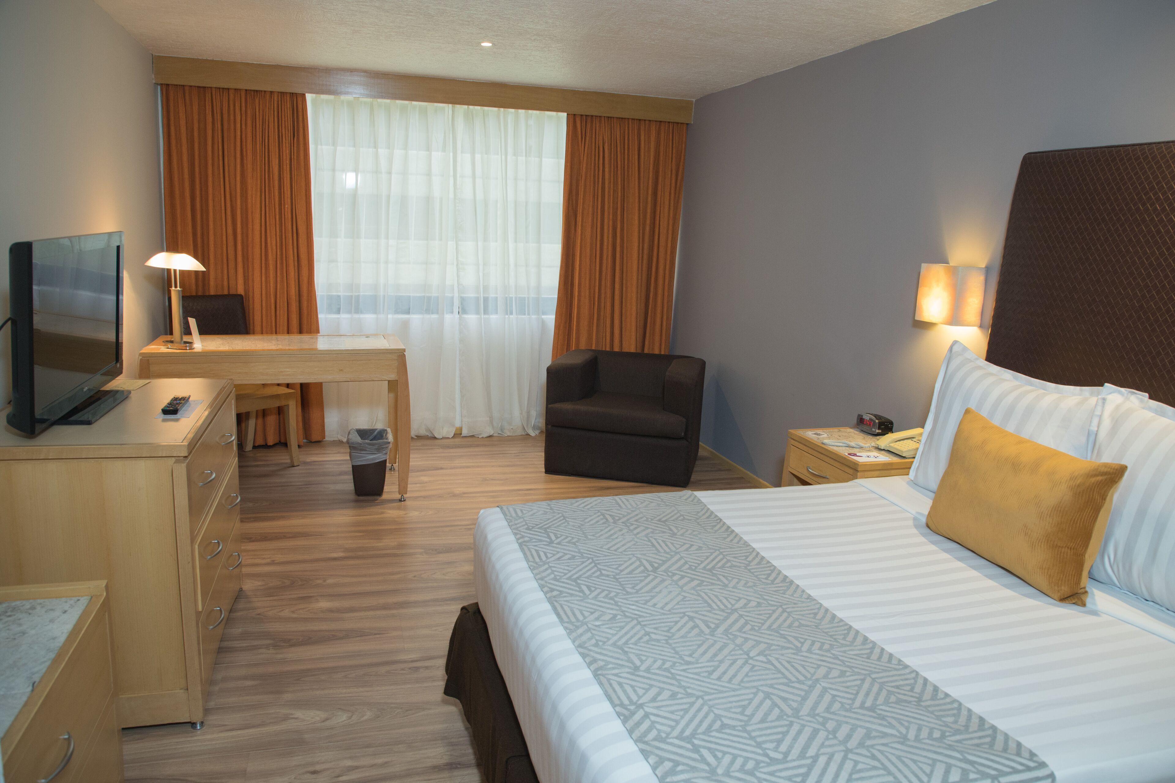 In-room safe, desk, laptop workspace, iron/ironing board