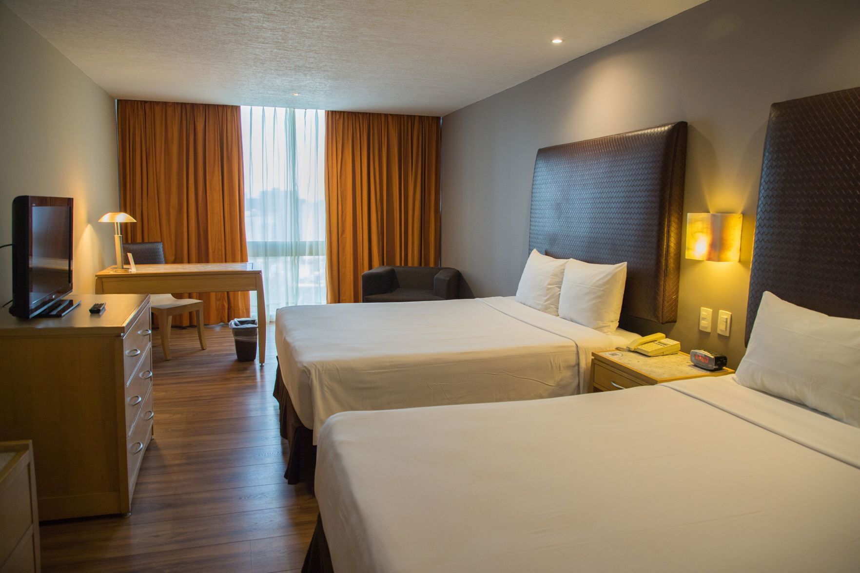 In-room safe, desk, laptop workspace, iron/ironing board