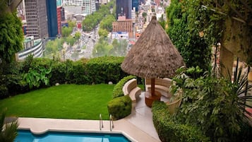 Indoor pool, outdoor pool