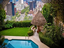 Indoor pool, outdoor pool