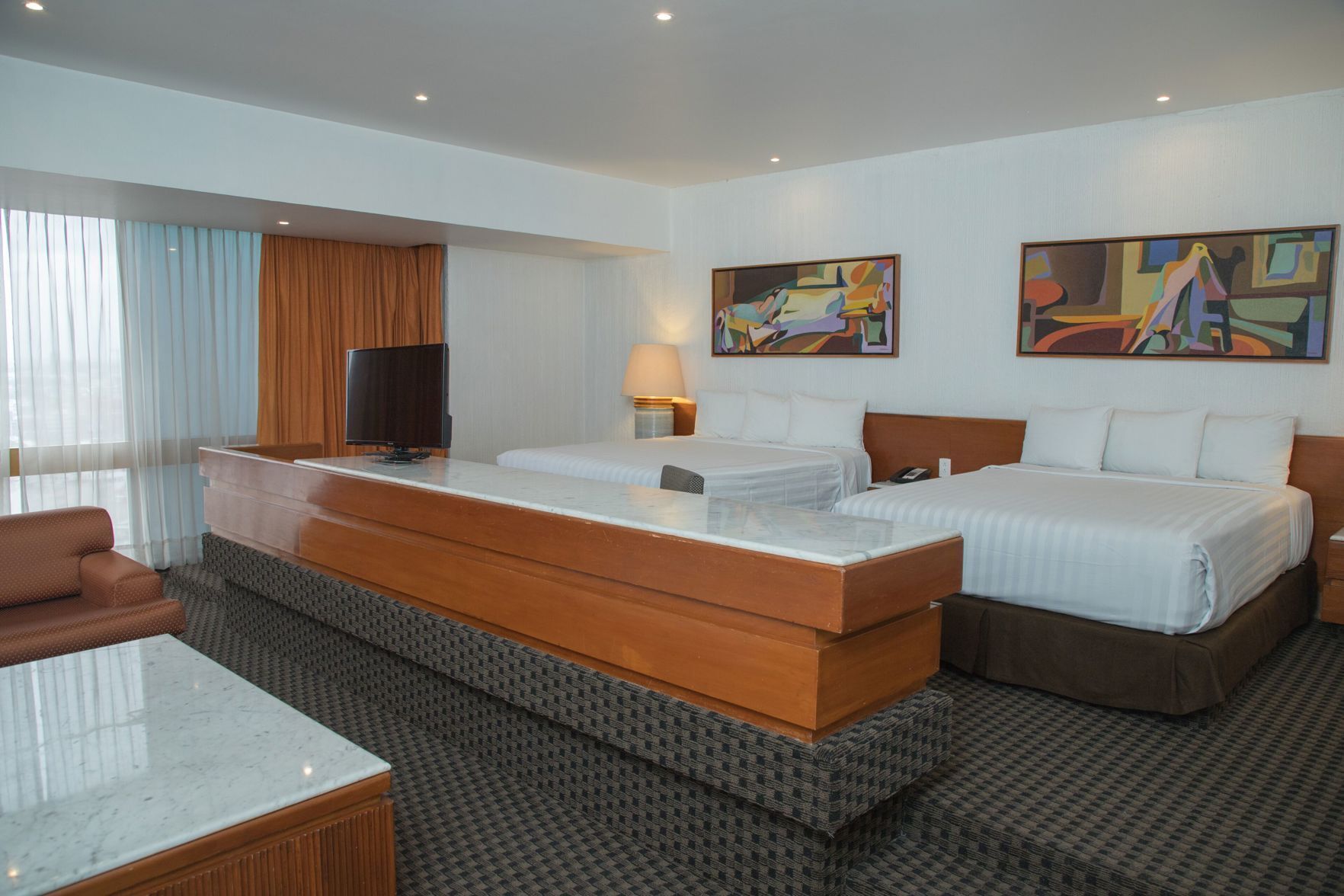 In-room safe, desk, laptop workspace, iron/ironing board