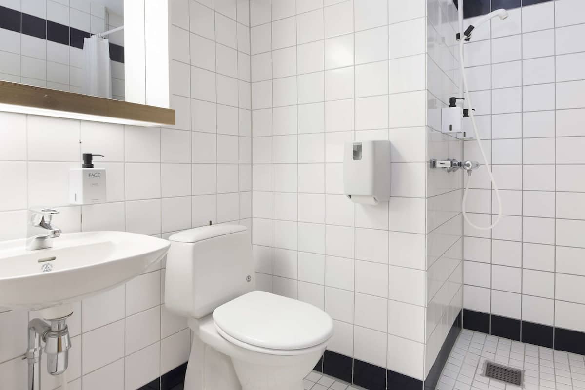 Salle de bain | Douche, serviettes fournies