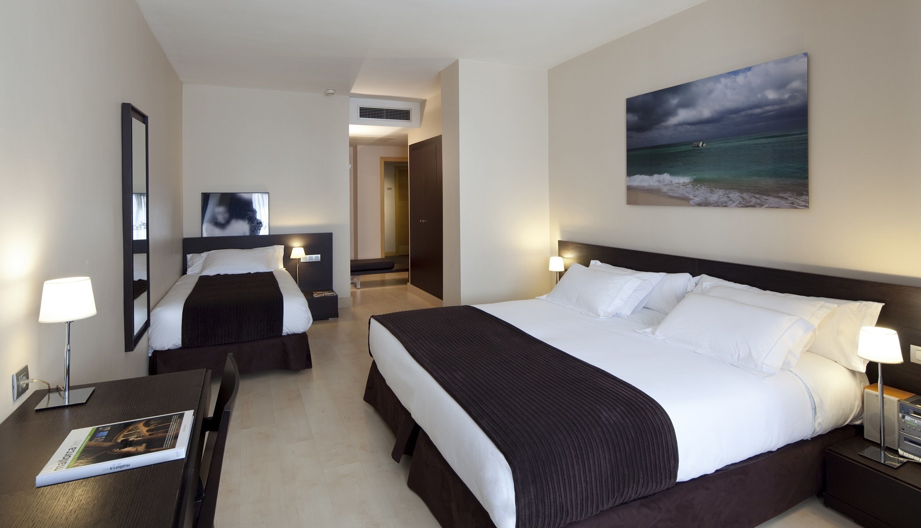 Minibar, in-room safe, desk, blackout curtains