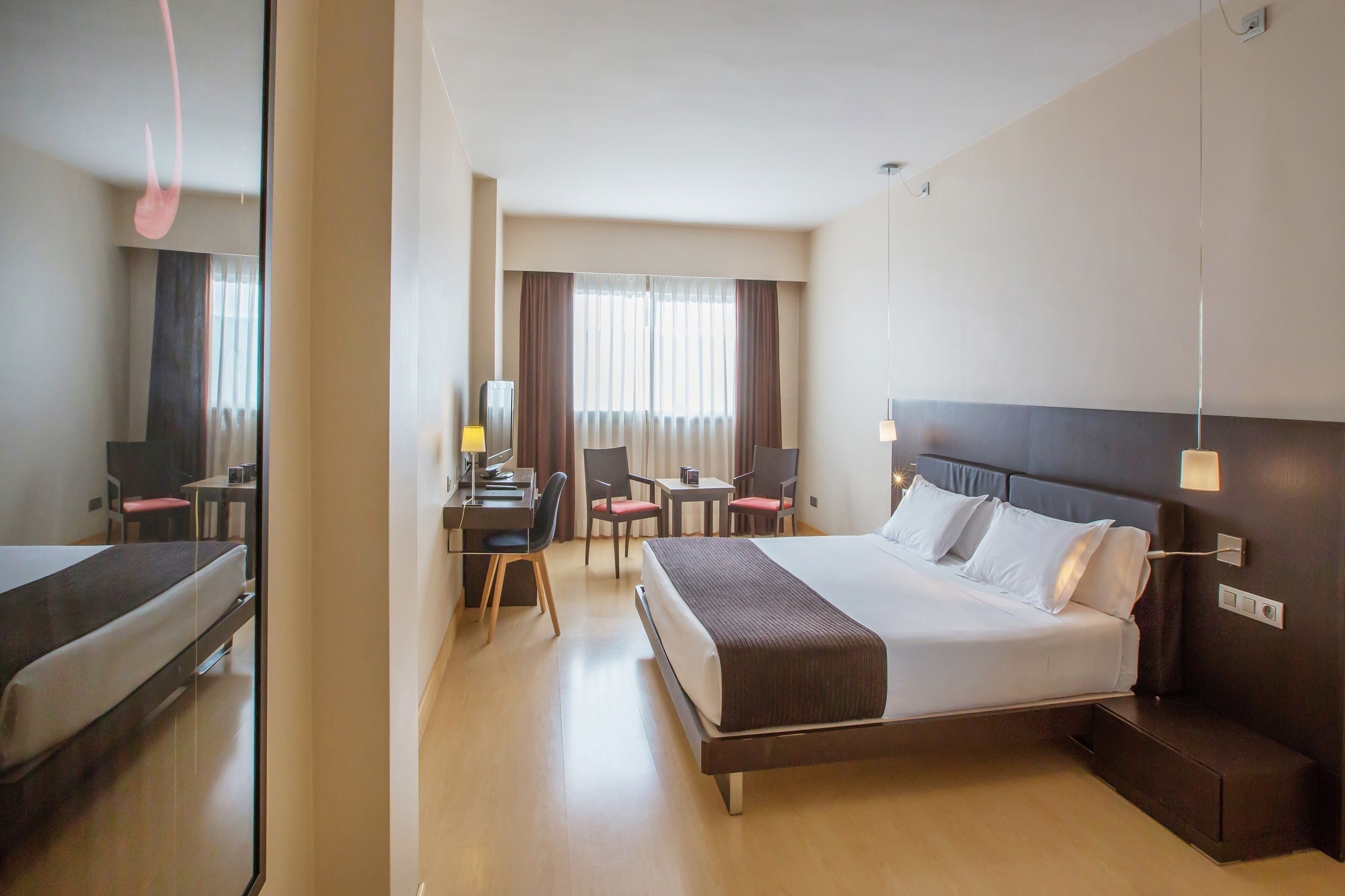 Minibar, in-room safe, desk, blackout curtains