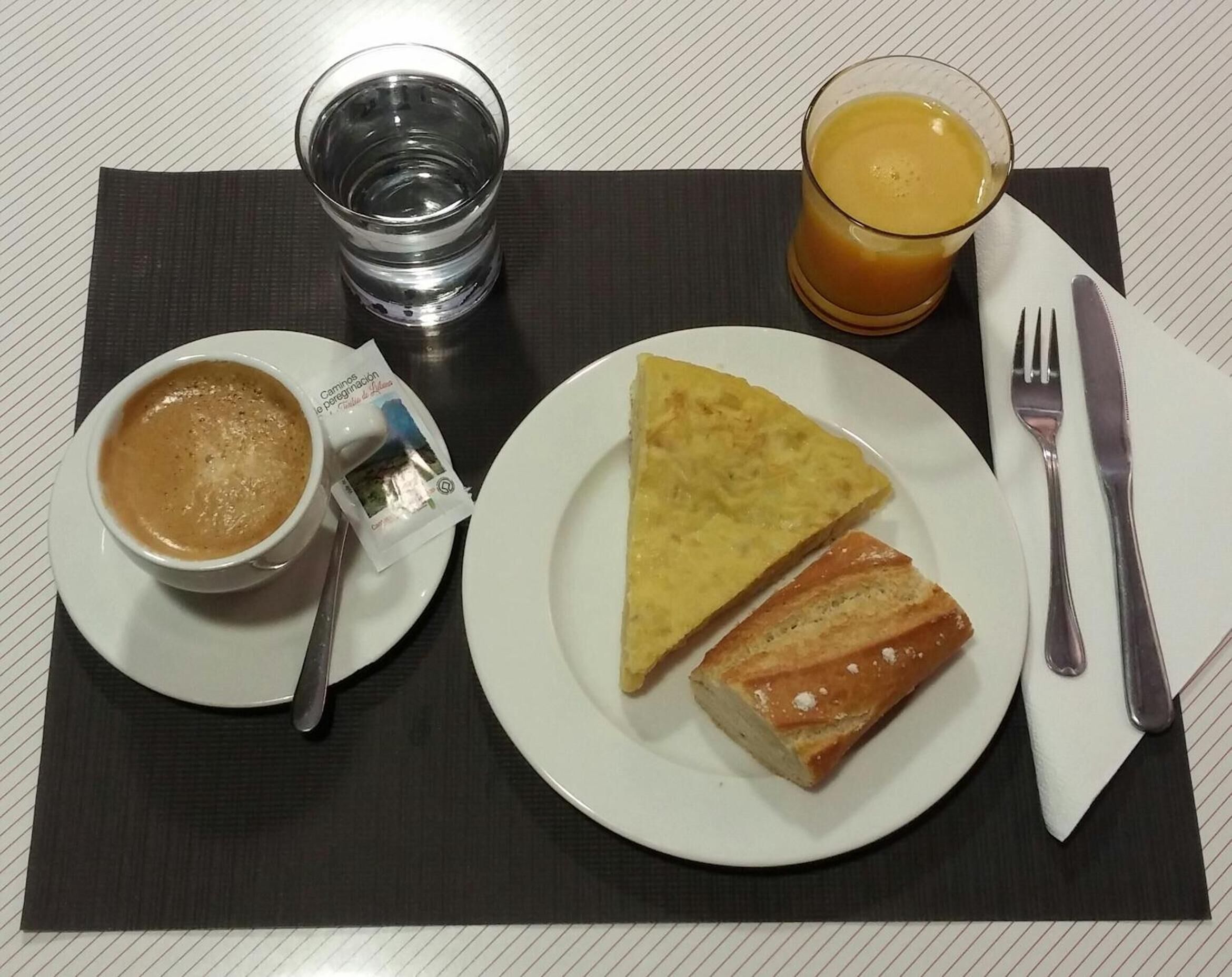 daily continental breakfast (eur 4.60 per person)