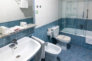 Free toiletries, hair dryer, towels, soap