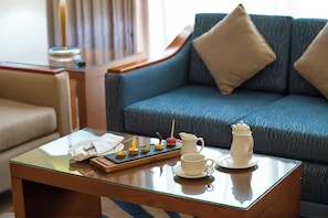  City View Studio with Kitchenette, King Bed | Living area - Al Rawda Arjaan by Rotana (Abu Dhabi)