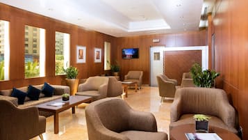 Sala de estar en el lobby