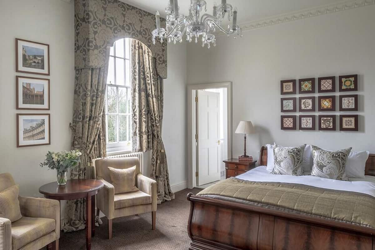 deluxe king bedded room in historic mansion house | 1 bedroom, in-room safe, desk, blackout curtains