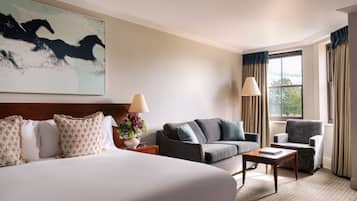 Ropa de cama de alta calidad y minibar