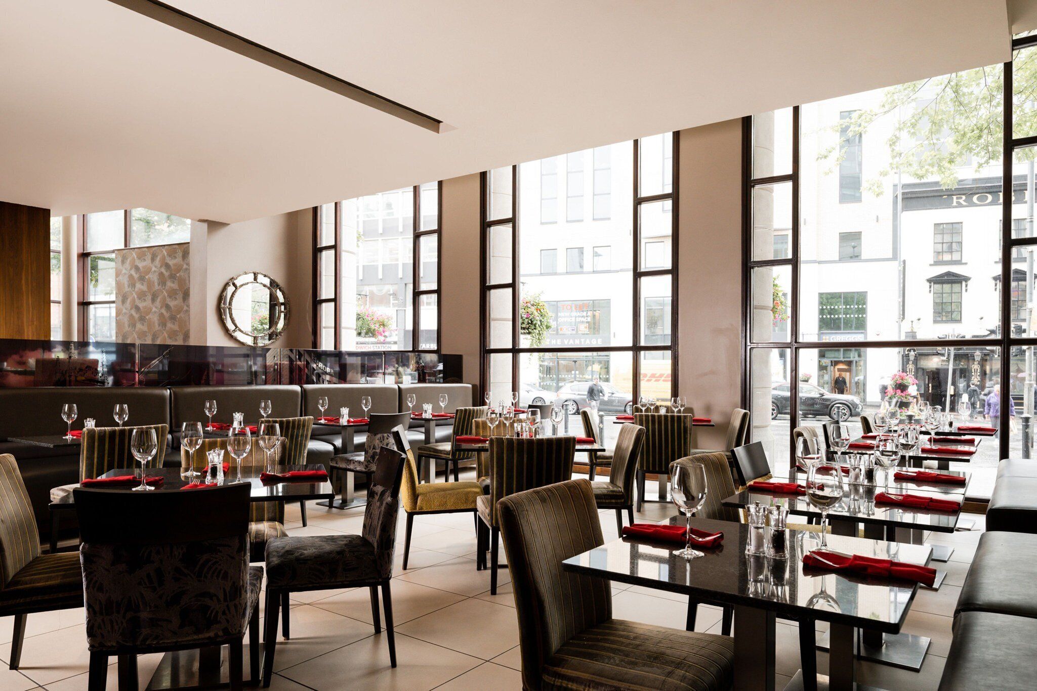 breakfast, lunch and dinner served