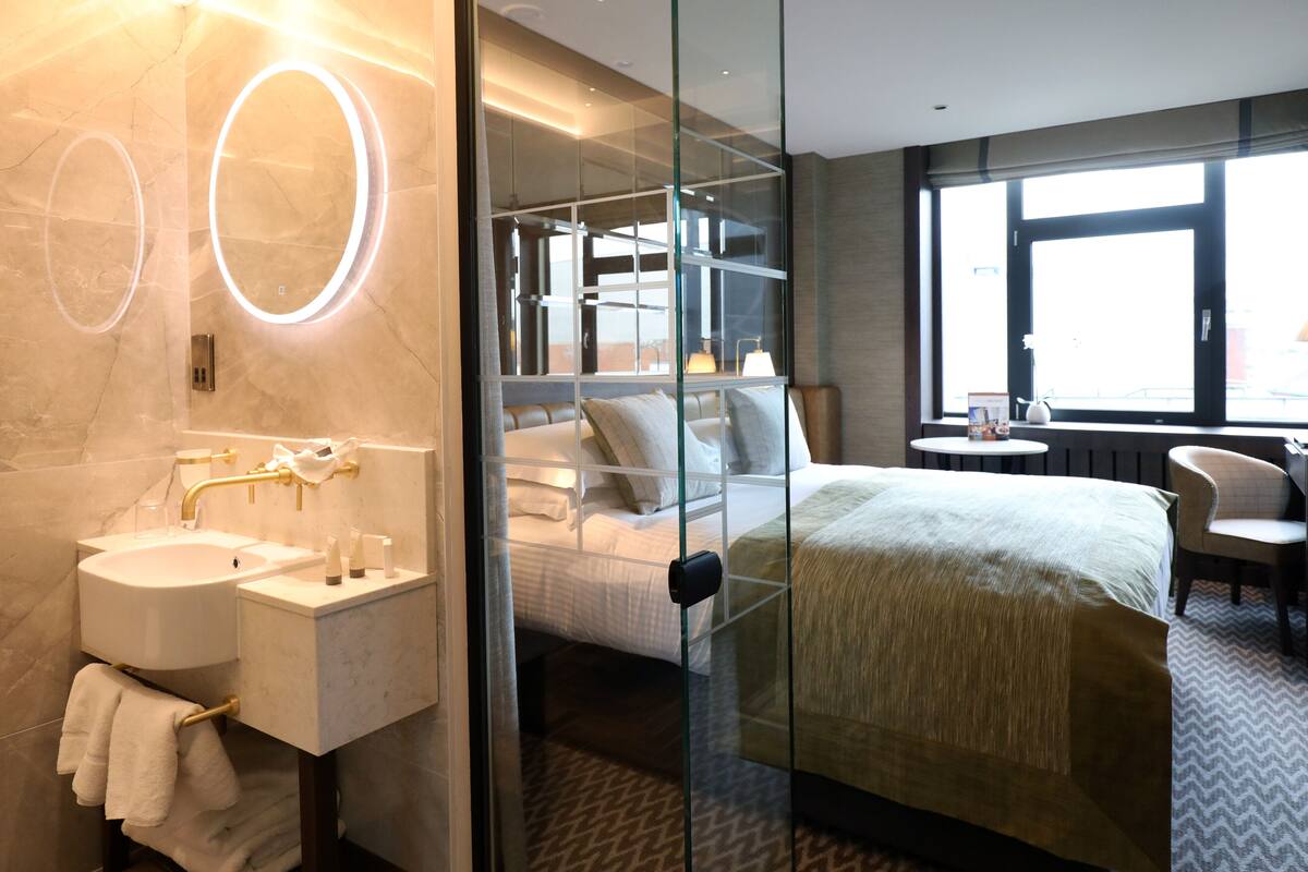 pillow-top beds, in-room safe, desk, laptop workspace