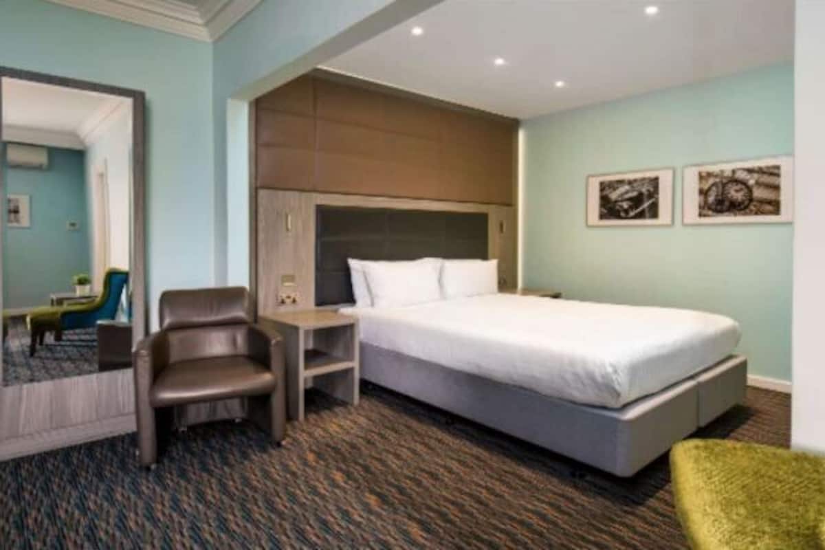 In-room safe, desk, laptop workspace, blackout curtains